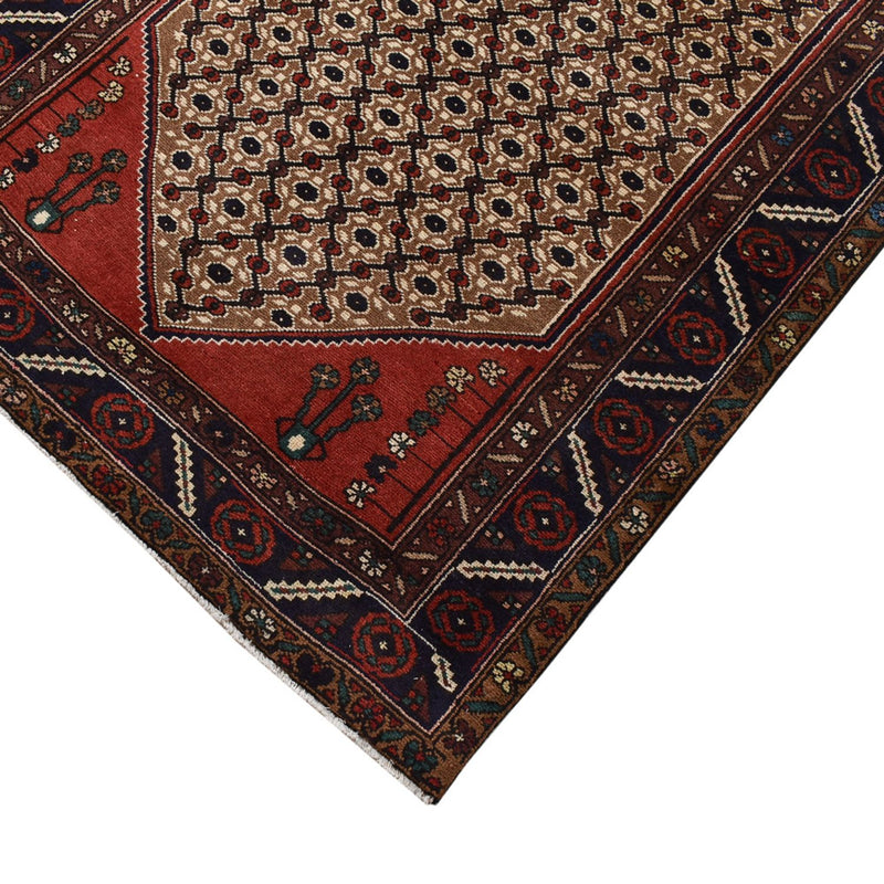 Loper Perzisch Tapijt - Nomadisch - 392 x 104 cm - beige