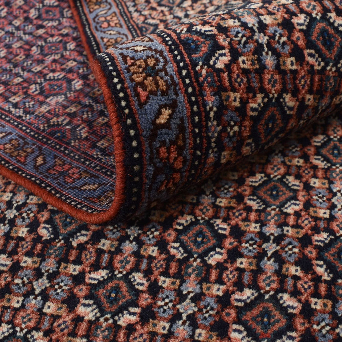 Loper Perzisch tapijt - Klassiek - 378 x 105 cm - donker beige