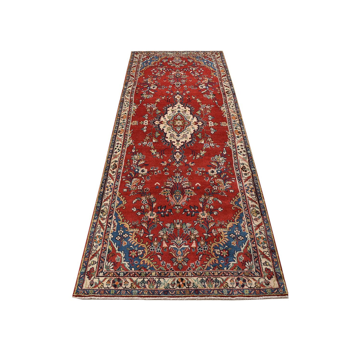 Loper Perzisch Tapijt - Nomadisch - 312 x 109 cm - rood