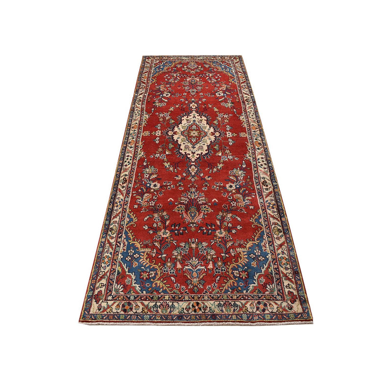 Loper Perzisch Tapijt - Nomadisch - 312 x 109 cm - rood
