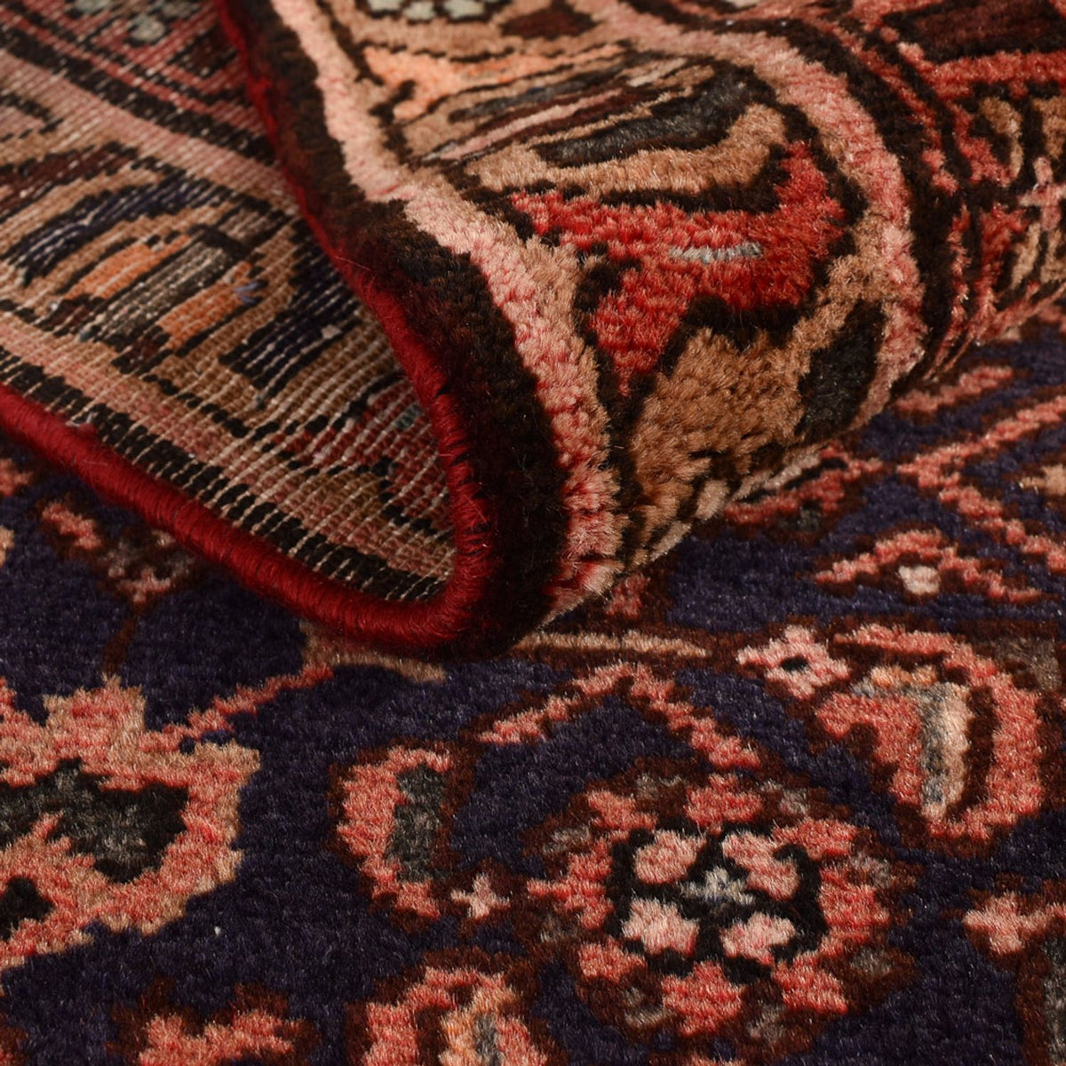 Loper Perzisch Tapijt - Nomadisch - 313 x 113 cm - donkerrood