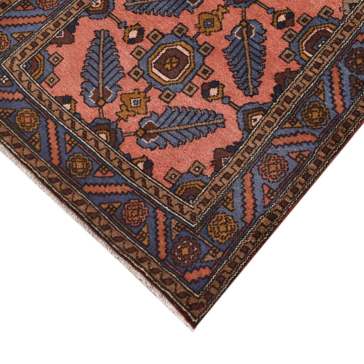 Loper Perzisch Tapijt - Nomadisch - 308 x 80 cm - licht rood