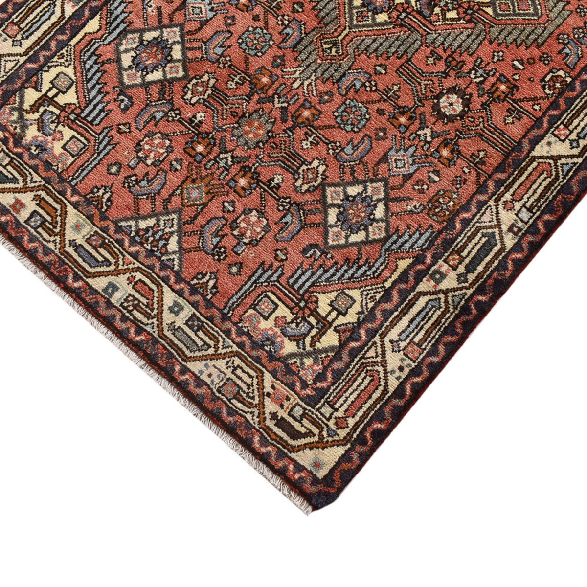 Loper Perzisch Tapijt - Nomadisch - 265 x 85 cm - licht rood