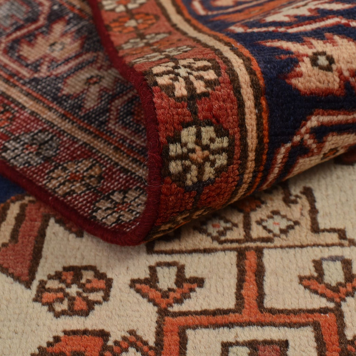 Loper Perzisch Tapijt - Nomadisch - 345 x 82 cm - beige