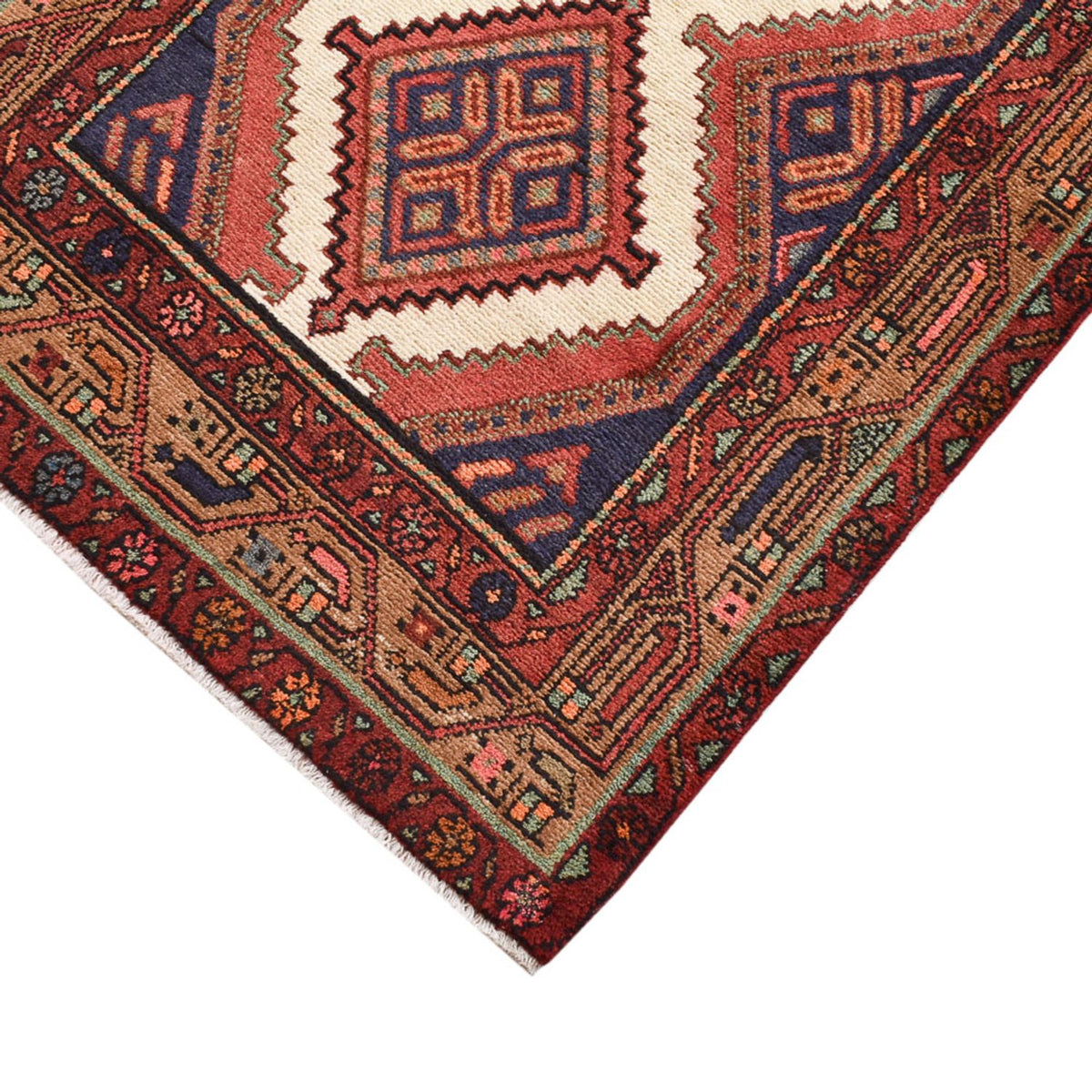 Loper Perzisch Tapijt - Nomadisch - 294 x 80 cm - donker beige