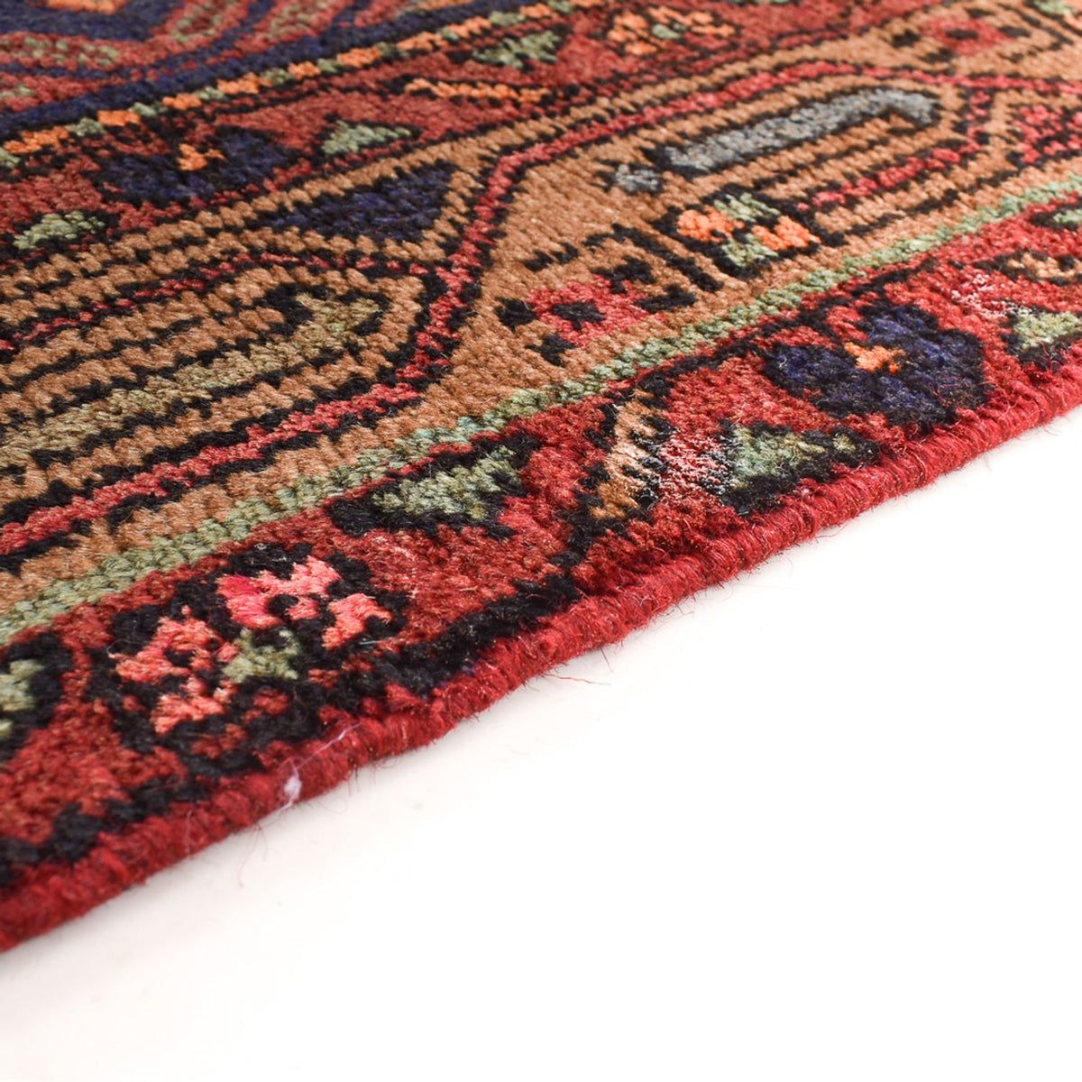 Loper Perzisch Tapijt - Nomadisch - 294 x 80 cm - donker beige