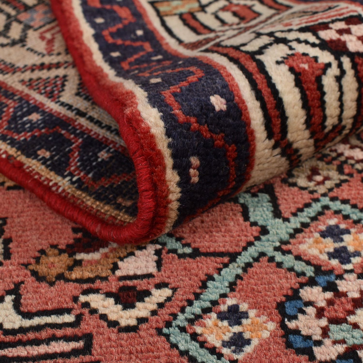 Loper Perzisch Tapijt - Nomadisch - 320 x 85 cm - licht rood