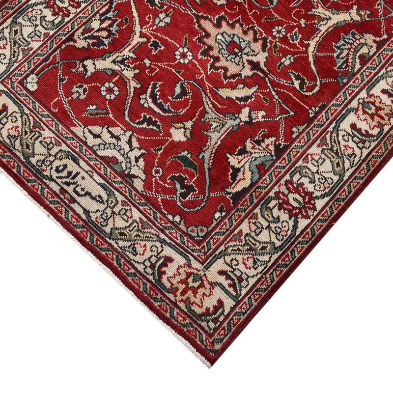 Loper Perzisch tapijt - Tabriz - 458 x 81 cm - rood