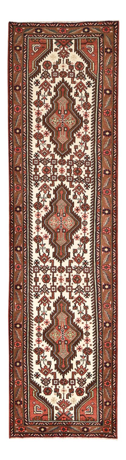 Loper Perzisch Tapijt - Nomadisch - 300 x 80 cm - beige