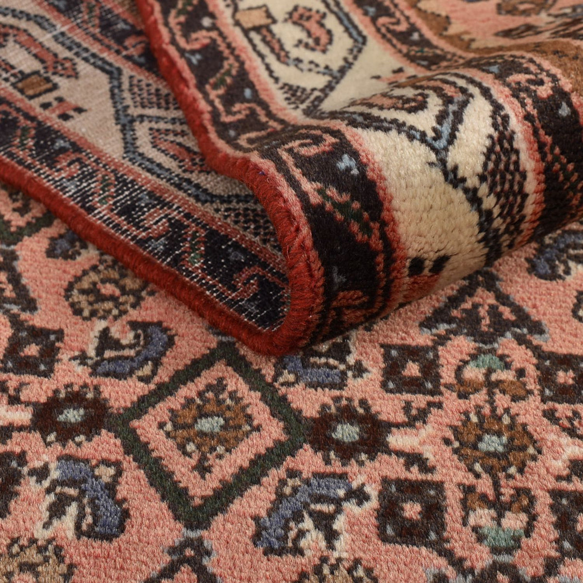 Loper Perzisch Tapijt - Nomadisch - 295 x 85 cm - donker beige