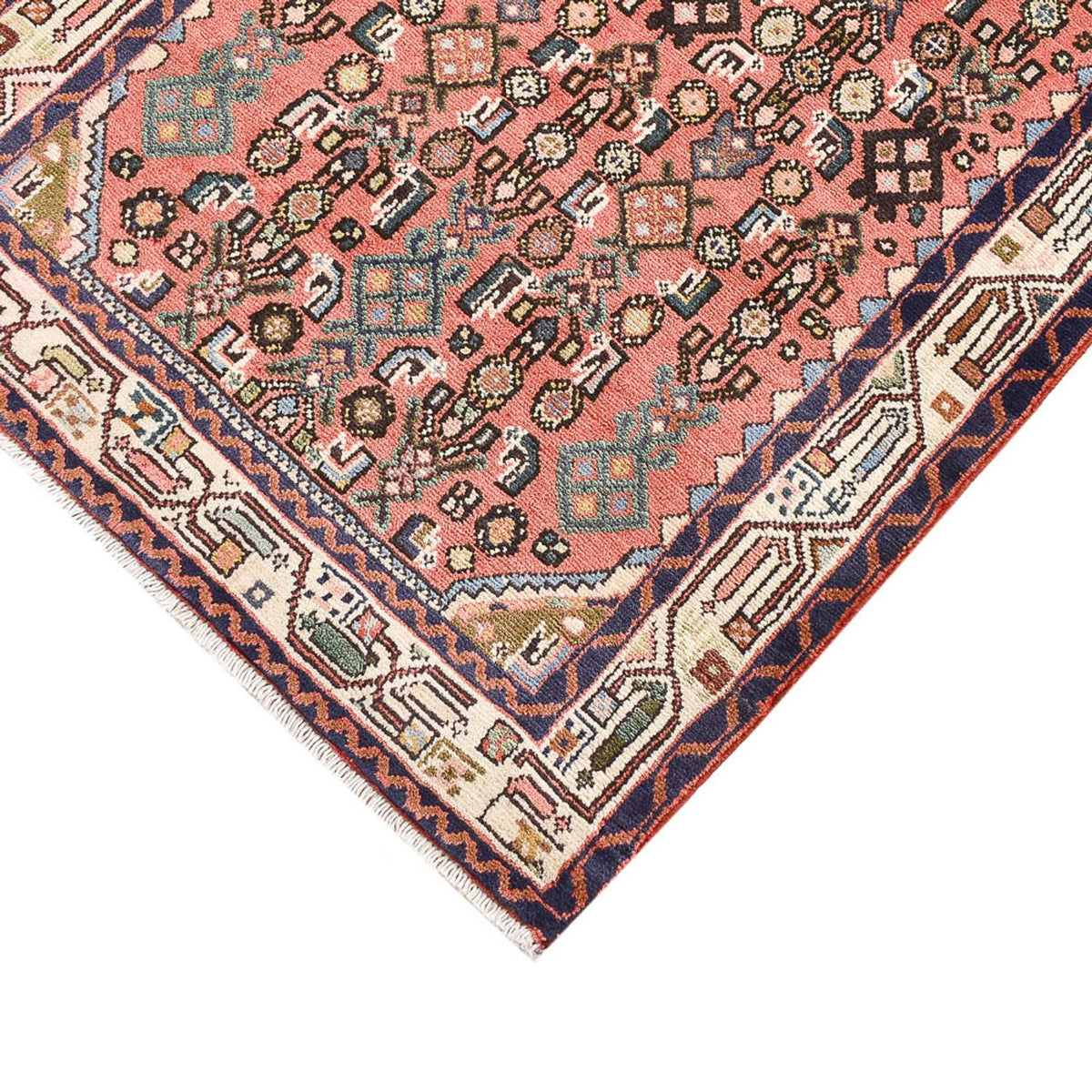 Loper Perzisch Tapijt - Nomadisch - 212 x 80 cm - licht rood