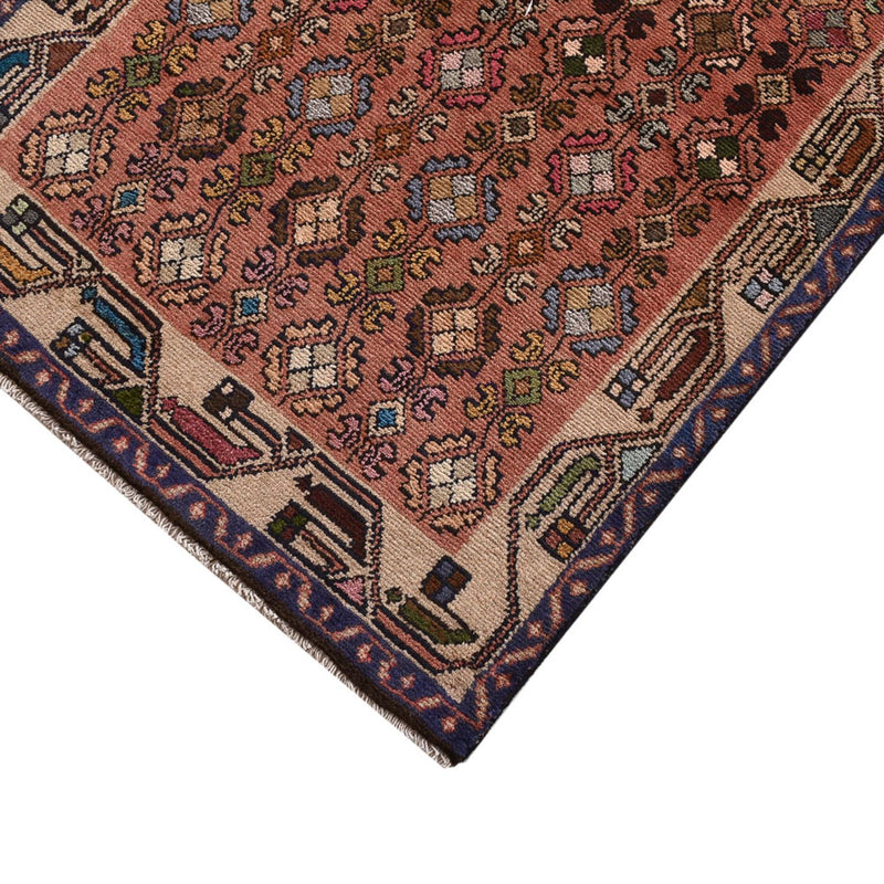 Loper Perzisch Tapijt - Nomadisch - 278 x 78 cm - licht rood