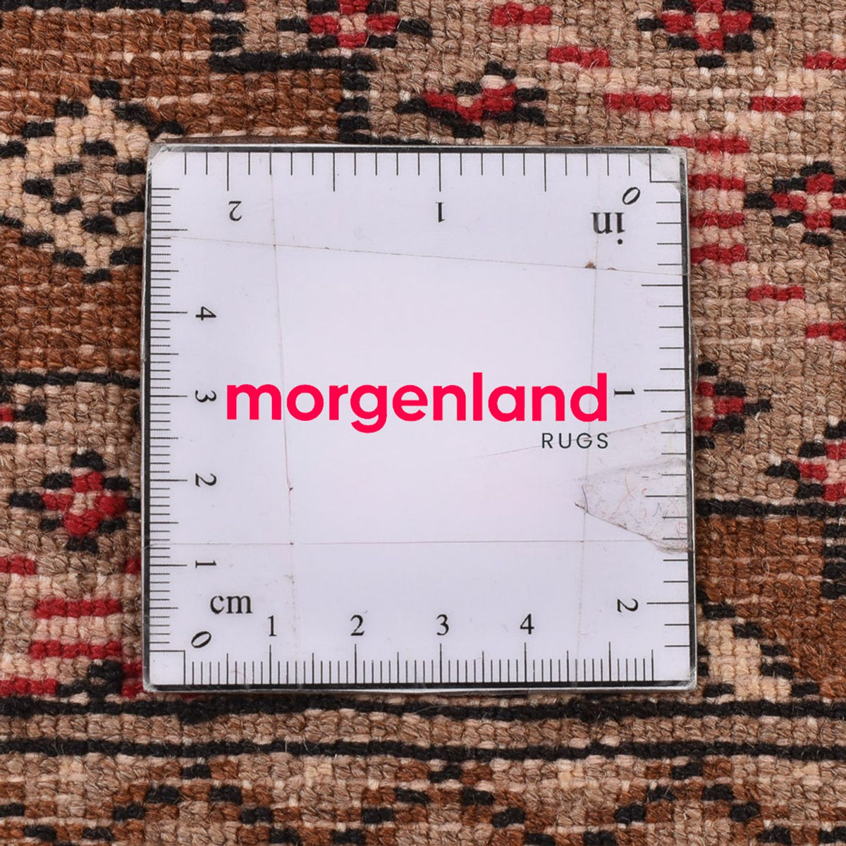 Turkaman tapijt - 132 x 97 cm - licht rood