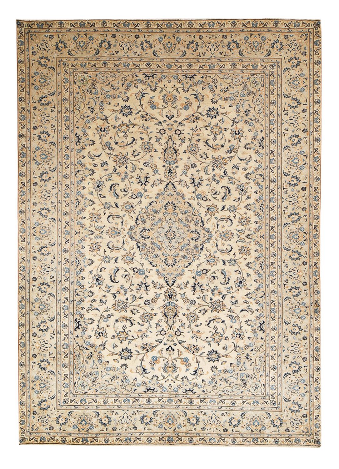 Perzisch tapijt - Keshan - 334 x 240 cm - beige