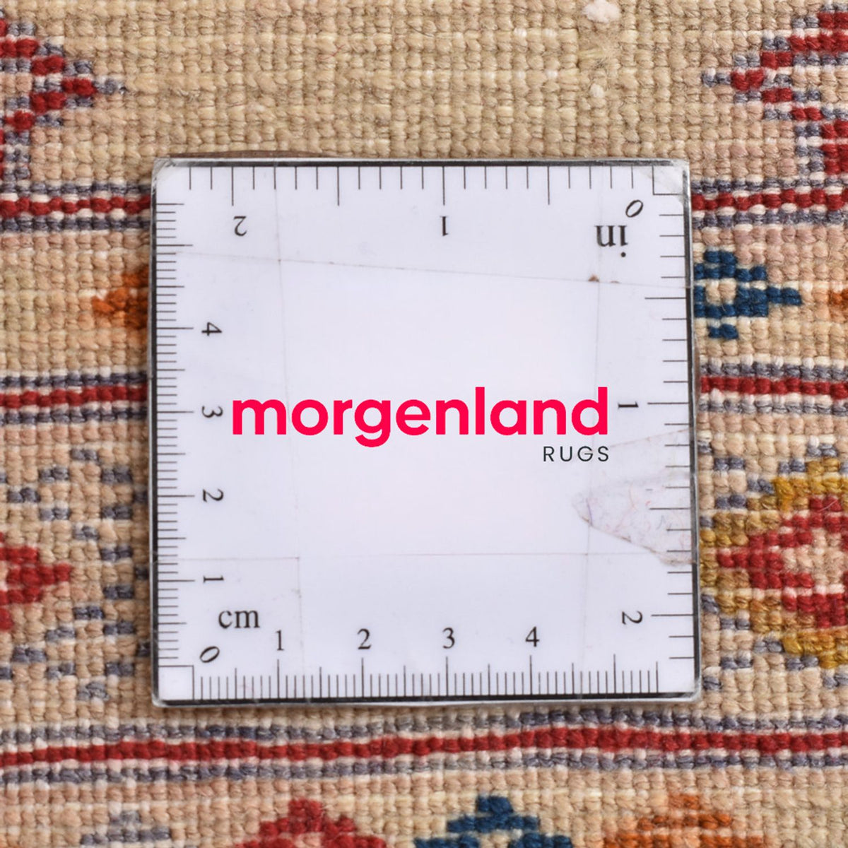 Turkaman tapijt - 89 x 62 cm - veelkleurig