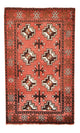 Turkaman tapijt 100x58cm - Perzisch tapijt