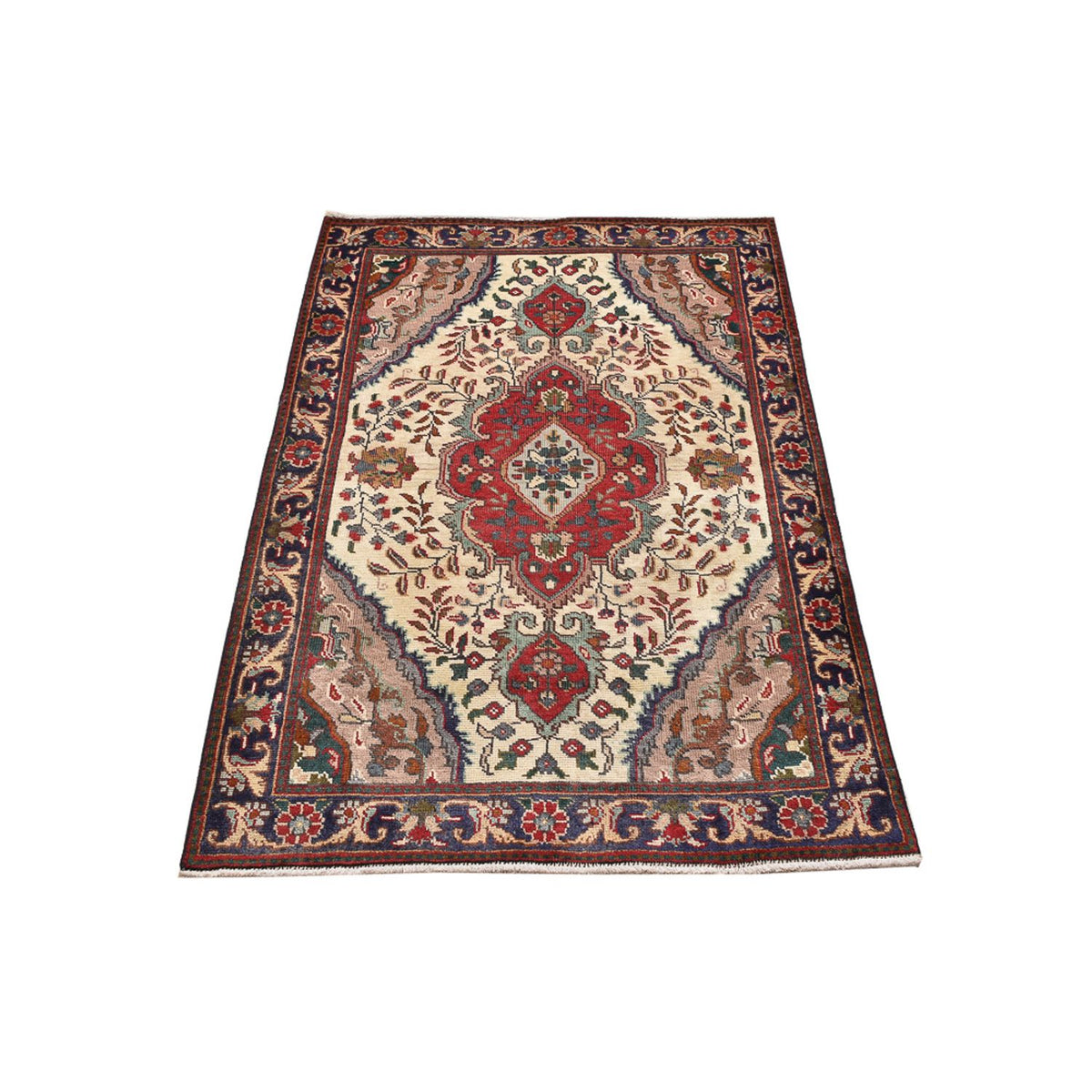 Perzisch tapijt - Tabriz - 150 x 92 cm - veelkleurig
