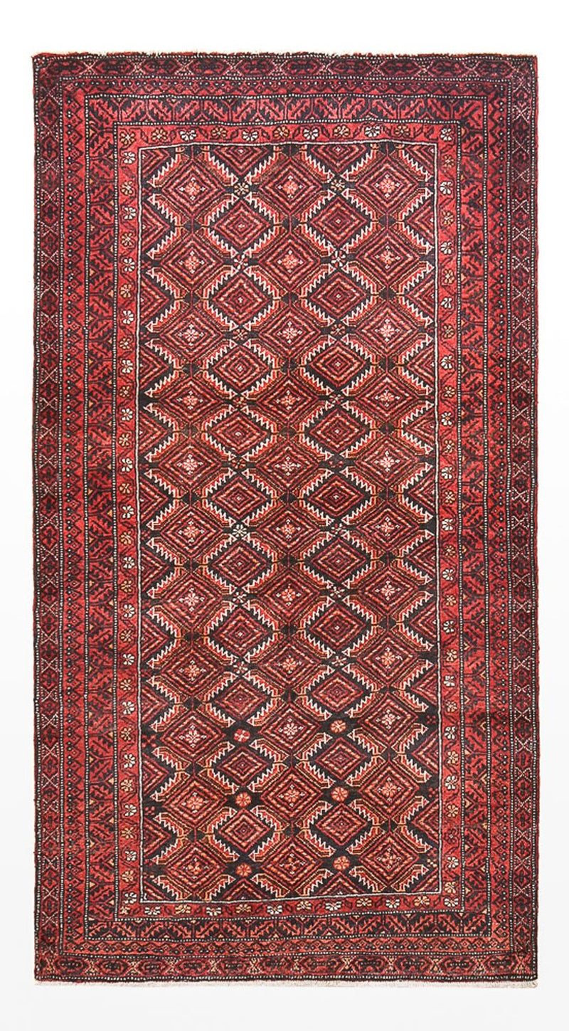 Loper Baluch tapijt - 180 x 93 cm - rood