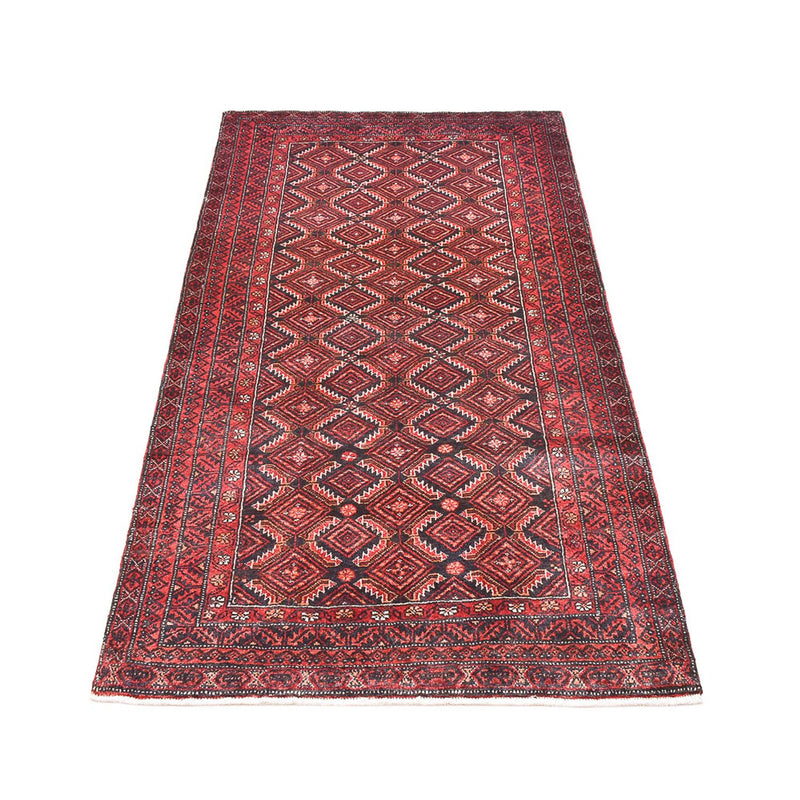 Loper Baluch tapijt - 180 x 93 cm - rood