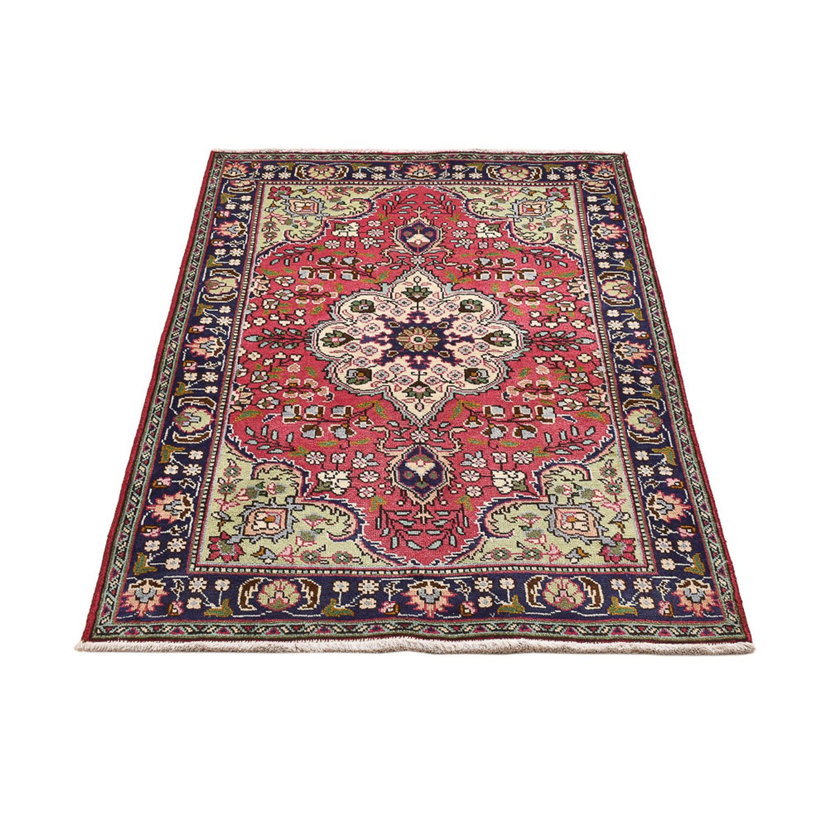 Perzisch tapijt - Tabriz - 144 x 100 cm - licht rood