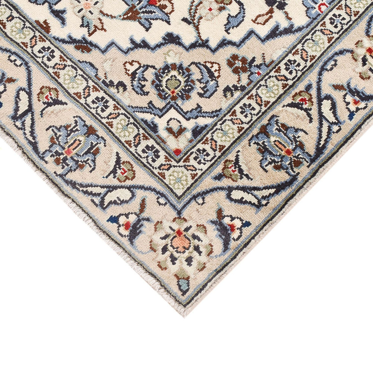 Perzisch tapijt - Keshan - 140 x 92 cm - lichtgrijs