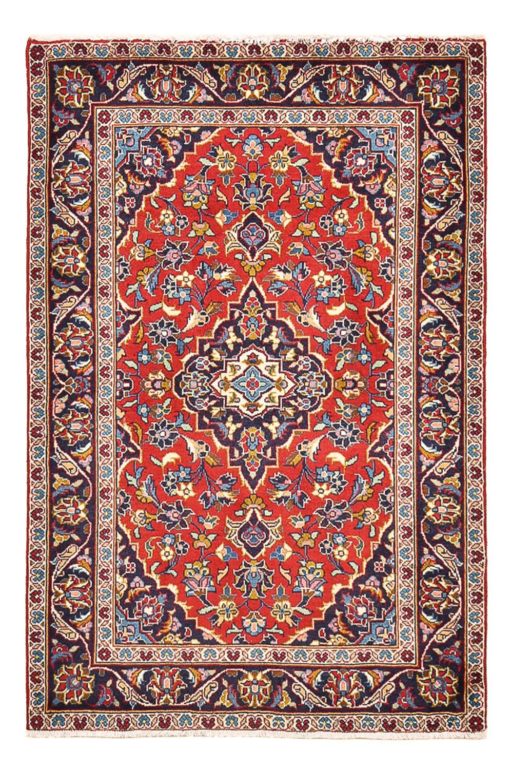 Perzisch tapijt - Keshan - 150 x 100 cm - rood