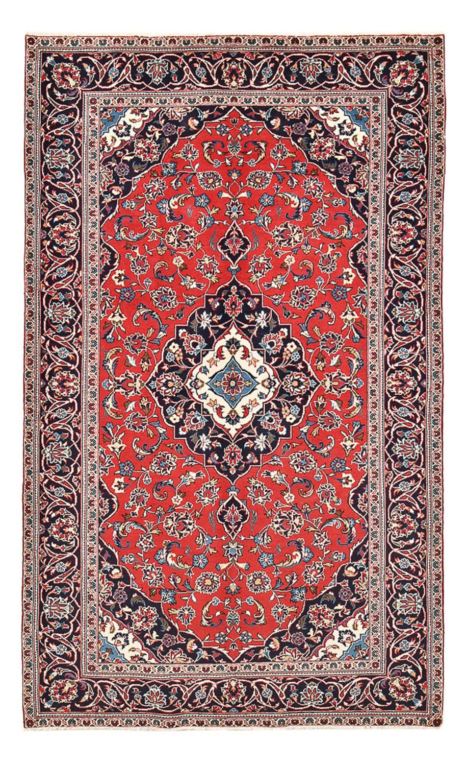 Perzisch tapijt - Keshan - 253 x 144 cm - rood