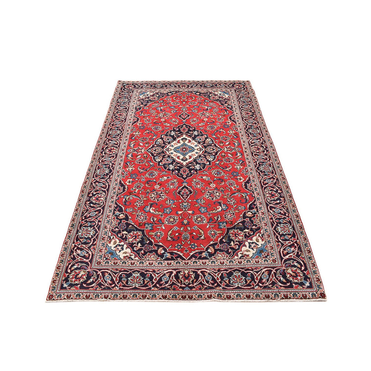 Perzisch tapijt - Keshan - 253 x 144 cm - rood