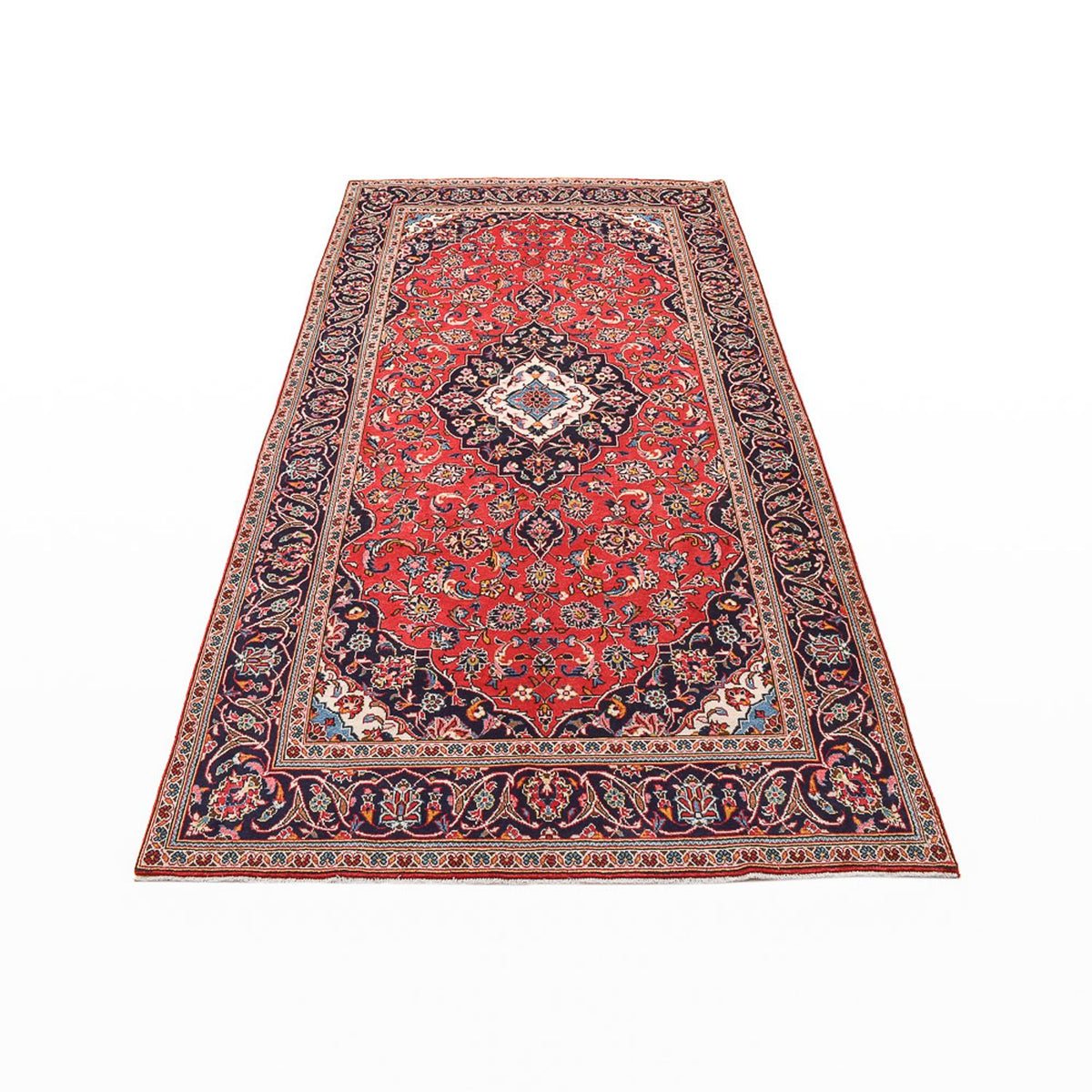 Perzisch tapijt - Keshan - 270 x 144 cm - rood