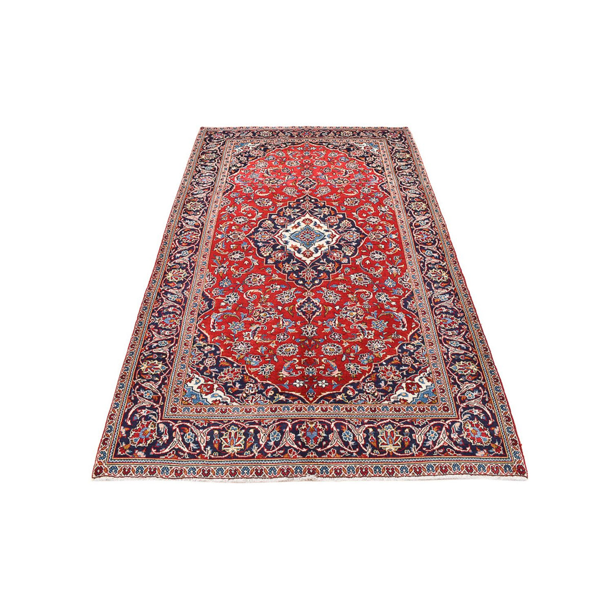 Perzisch tapijt - Keshan - 255 x 151 cm - rood