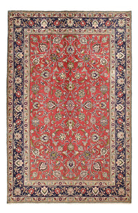 Perzisch tapijt - Tabriz - 296 x 193 cm - rood