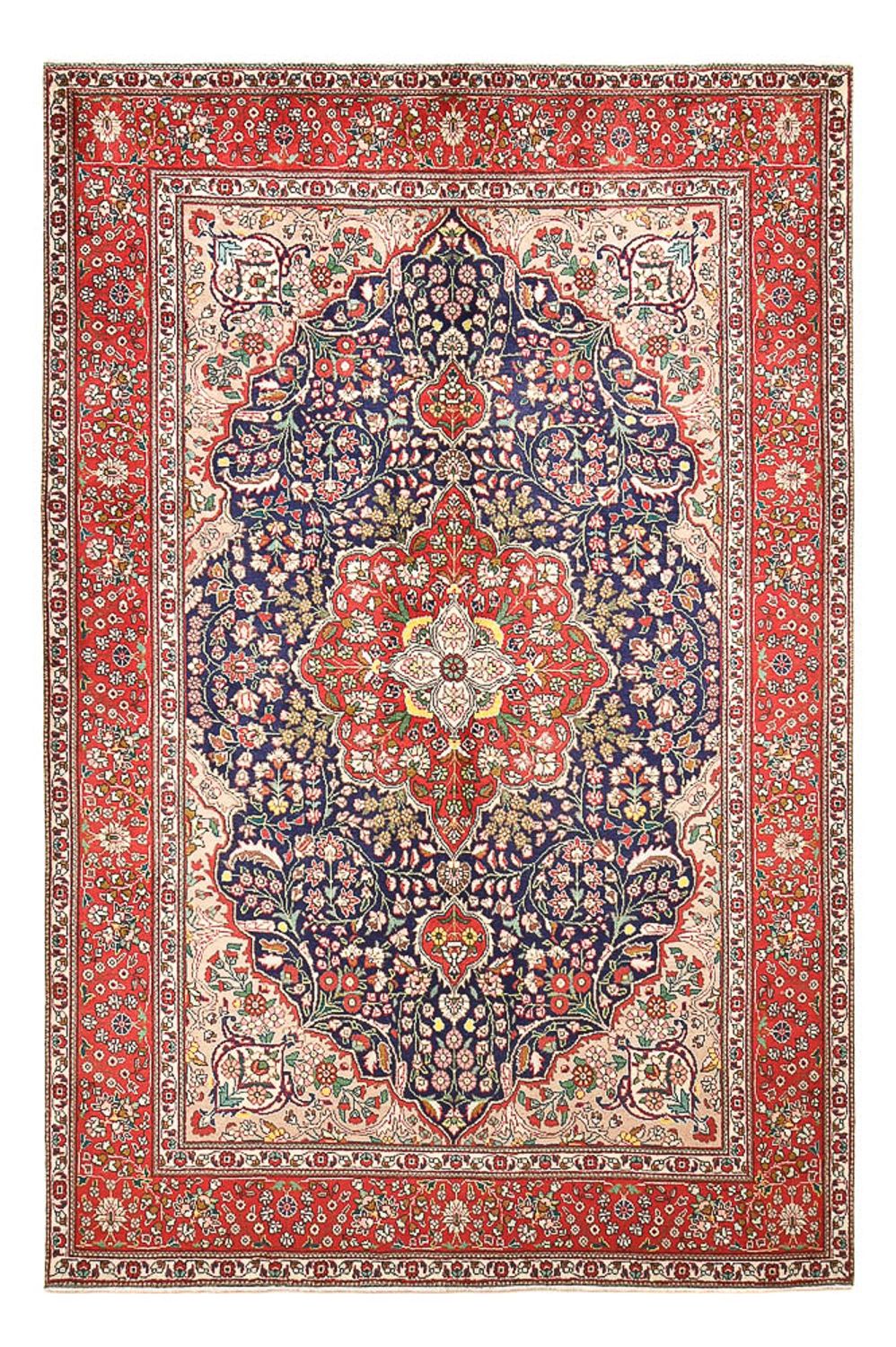 Perzisch tapijt - Tabriz - 300 x 202 cm - donkerblauw