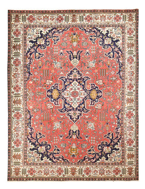 Perzisch tapijt - Tabriz - 335 x 257 cm - licht rood