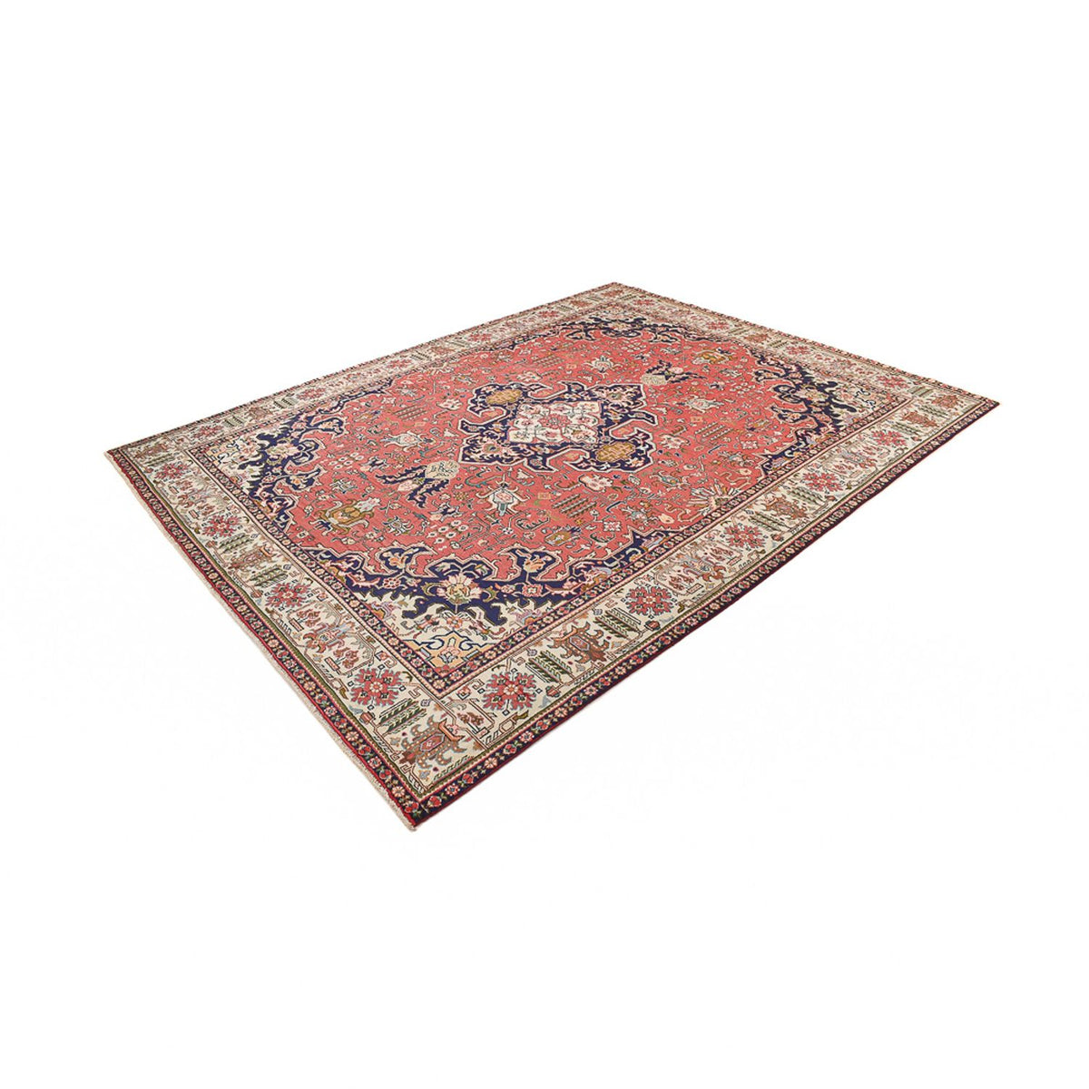 Perzisch tapijt - Tabriz - 335 x 257 cm - licht rood
