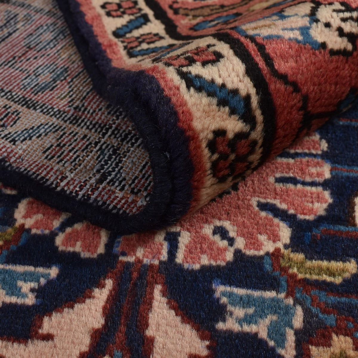 Loper Perzisch Tapijt - Nomadisch - 435 x 102 cm - donkerblauw