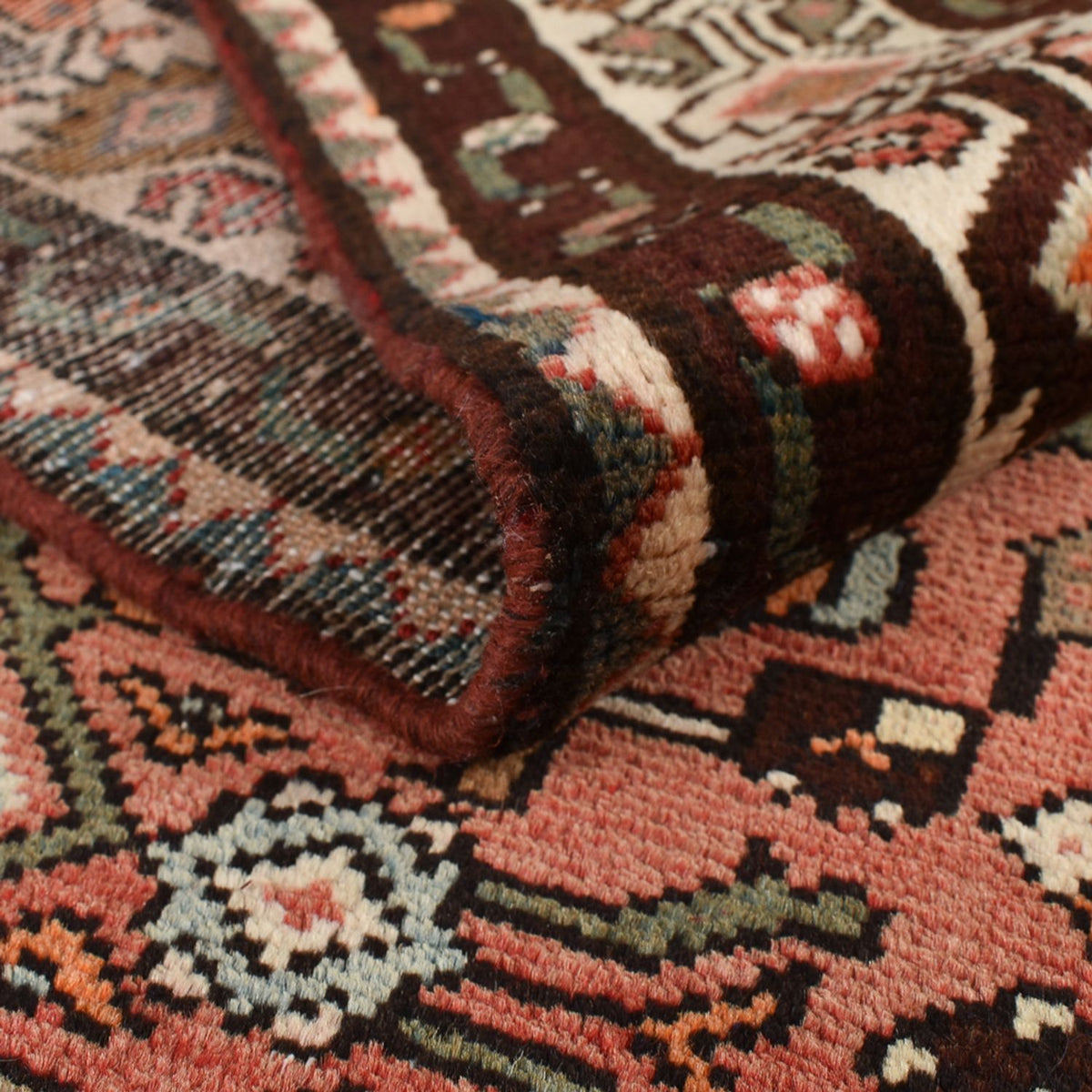 Loper Perzisch Tapijt - Nomadisch - 308 x 128 cm - licht rood