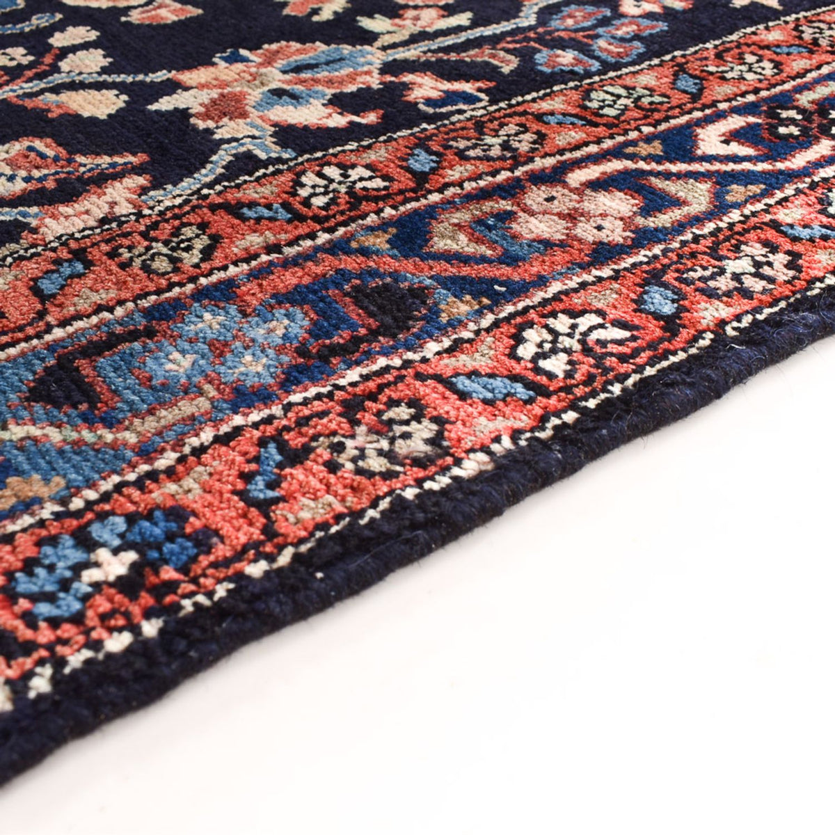 Loper Perzisch Tapijt - Nomadisch - 322 x 102 cm - donkerblauw