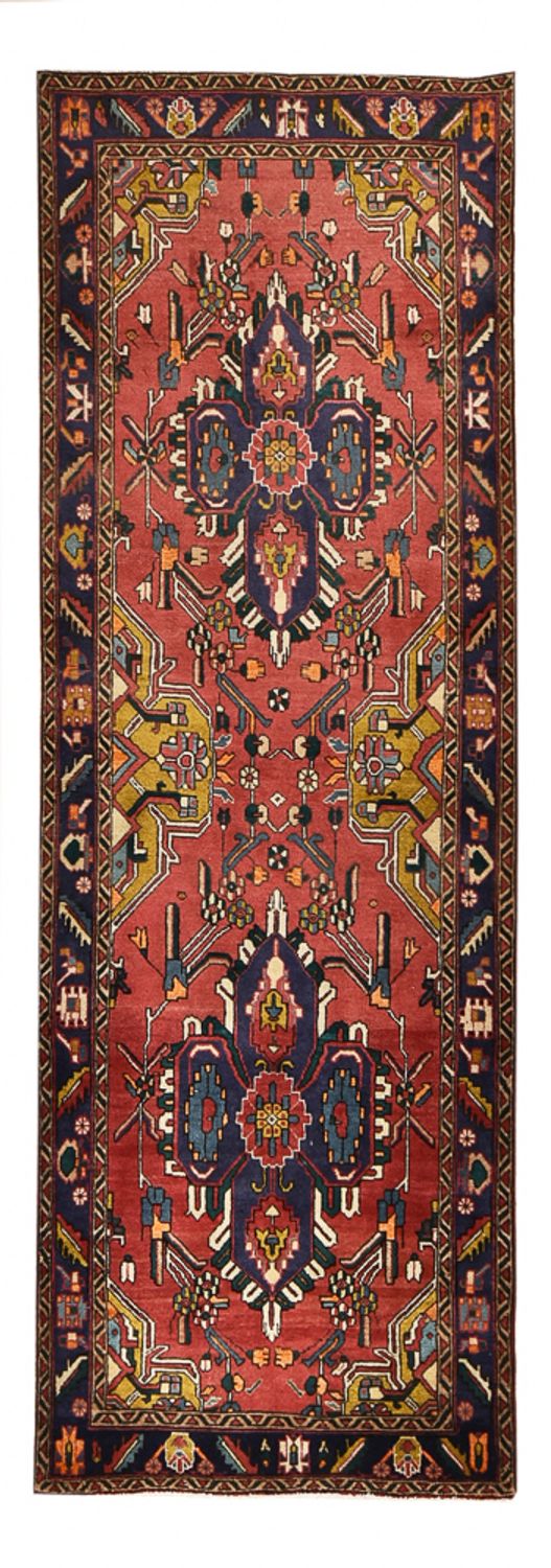 Loper Perzisch tapijt - Tabriz - 338 x 112 cm - rood
