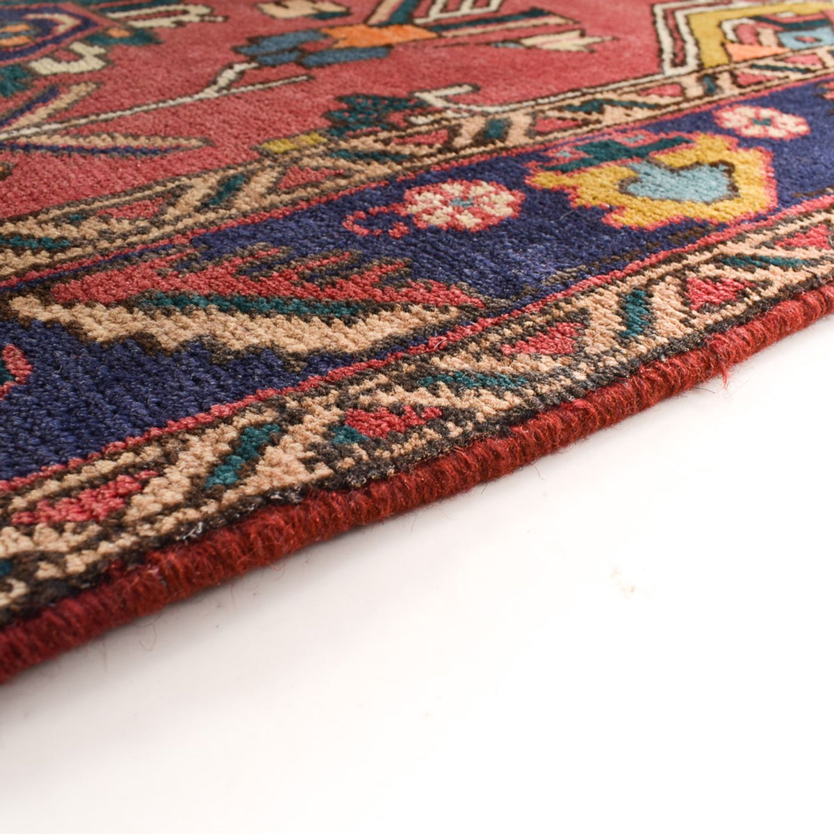Loper Perzisch tapijt - Tabriz - 338 x 112 cm - rood