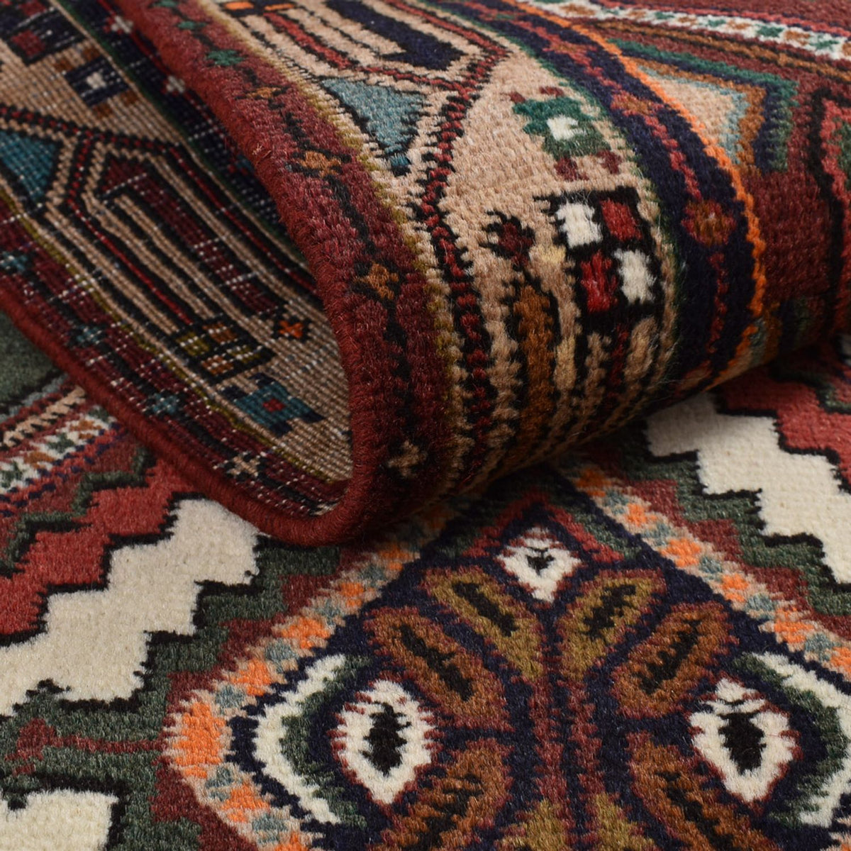 Loper Perzisch Tapijt - Nomadisch - 295 x 73 cm - veelkleurig