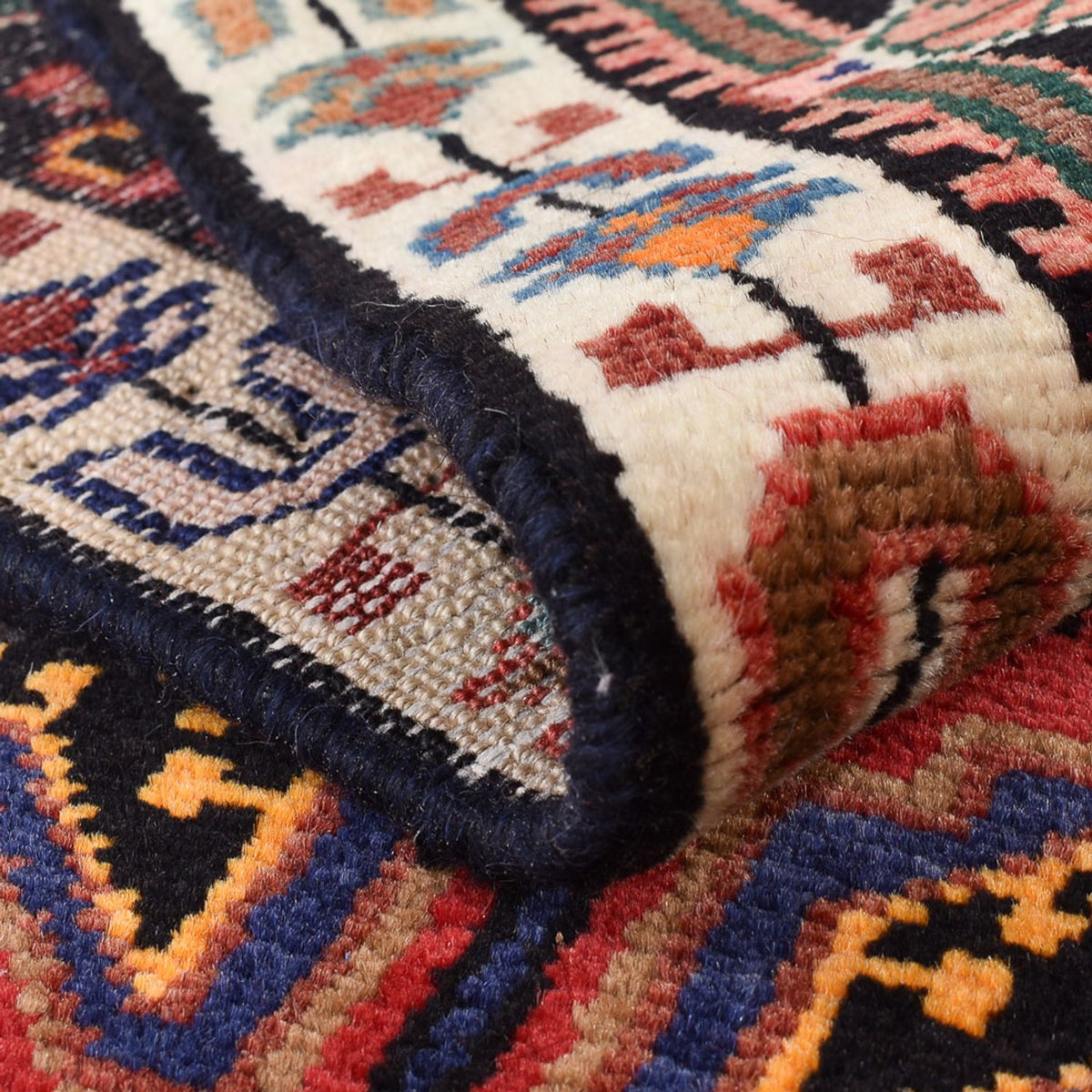 Loper Perzisch Tapijt - Nomadisch - 223 x 125 cm - veelkleurig