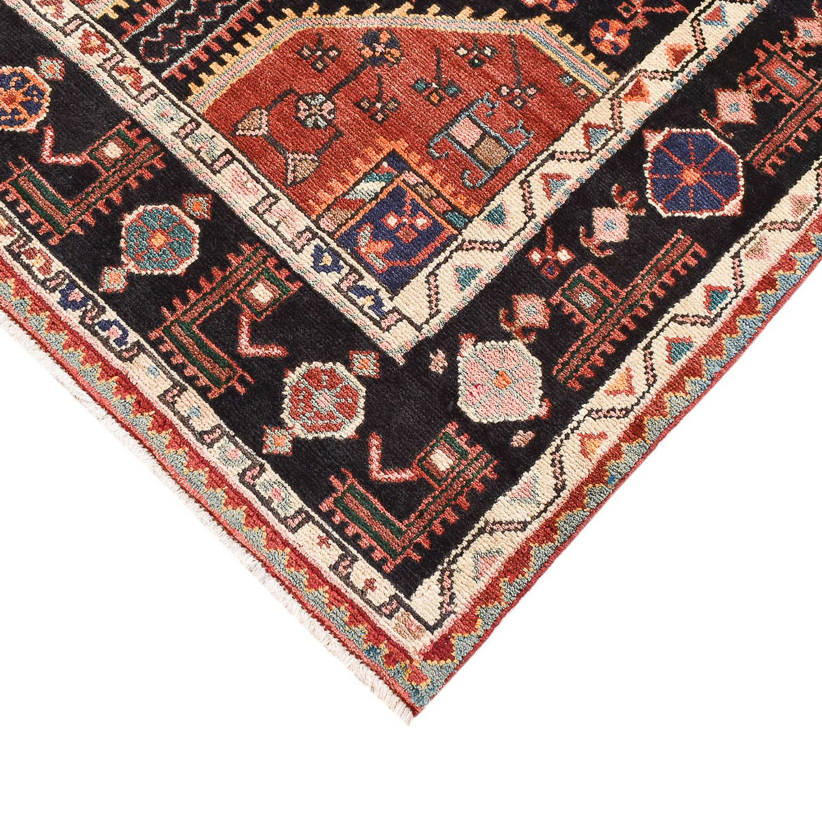 Perzisch Tapijt - Nomadisch - 215 x 128 cm - veelkleurig