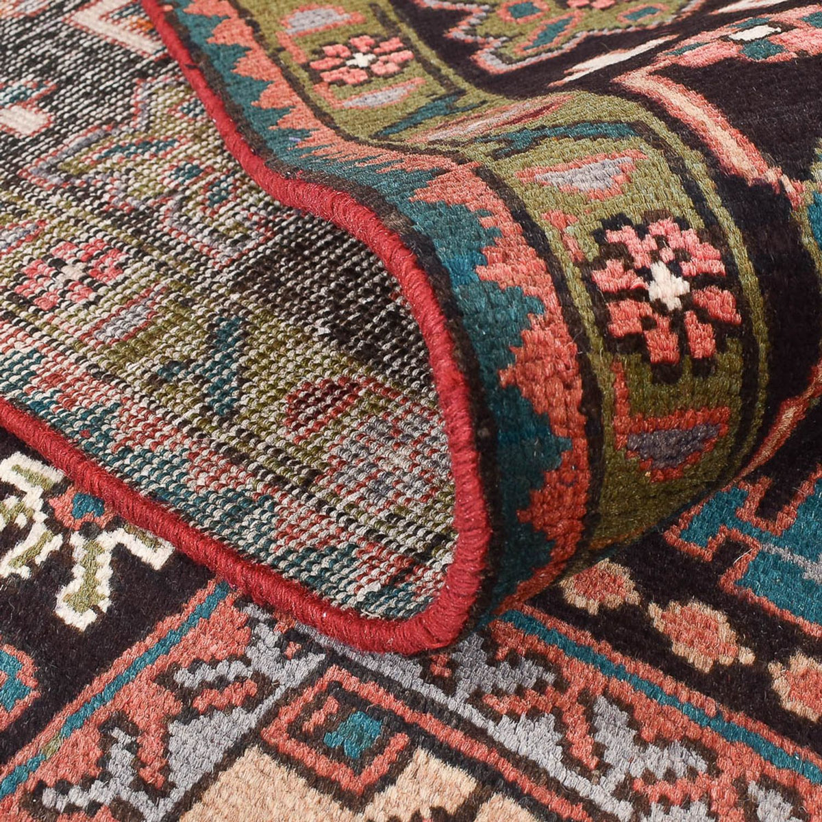 Afghaans tapijt - Kunduz - 350 x 200 cm - licht rood