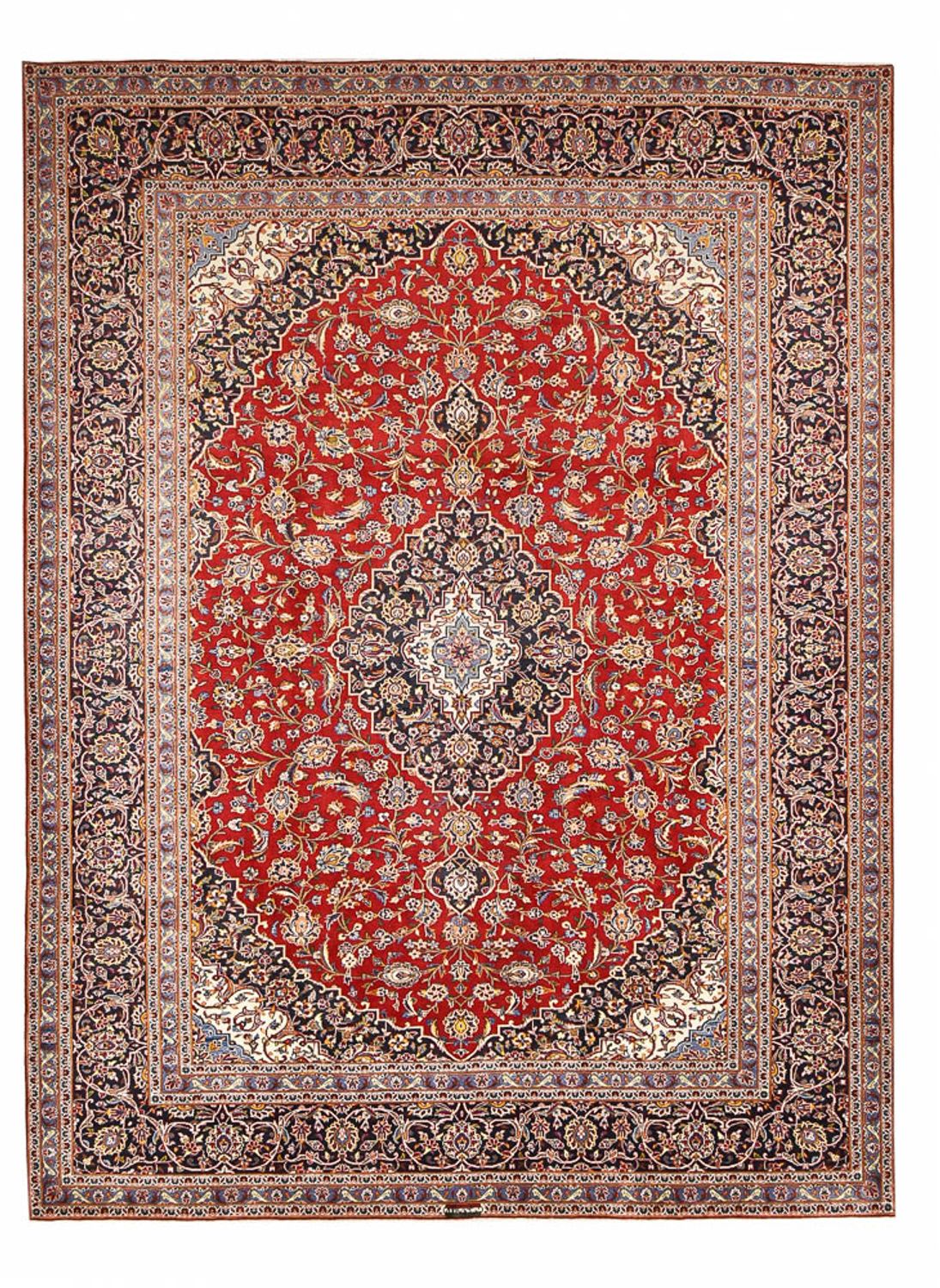 Perzisch tapijt - Keshan - 395 x 296 cm - rood