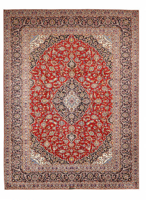 Perzisch tapijt - Keshan - 395 x 296 cm - rood