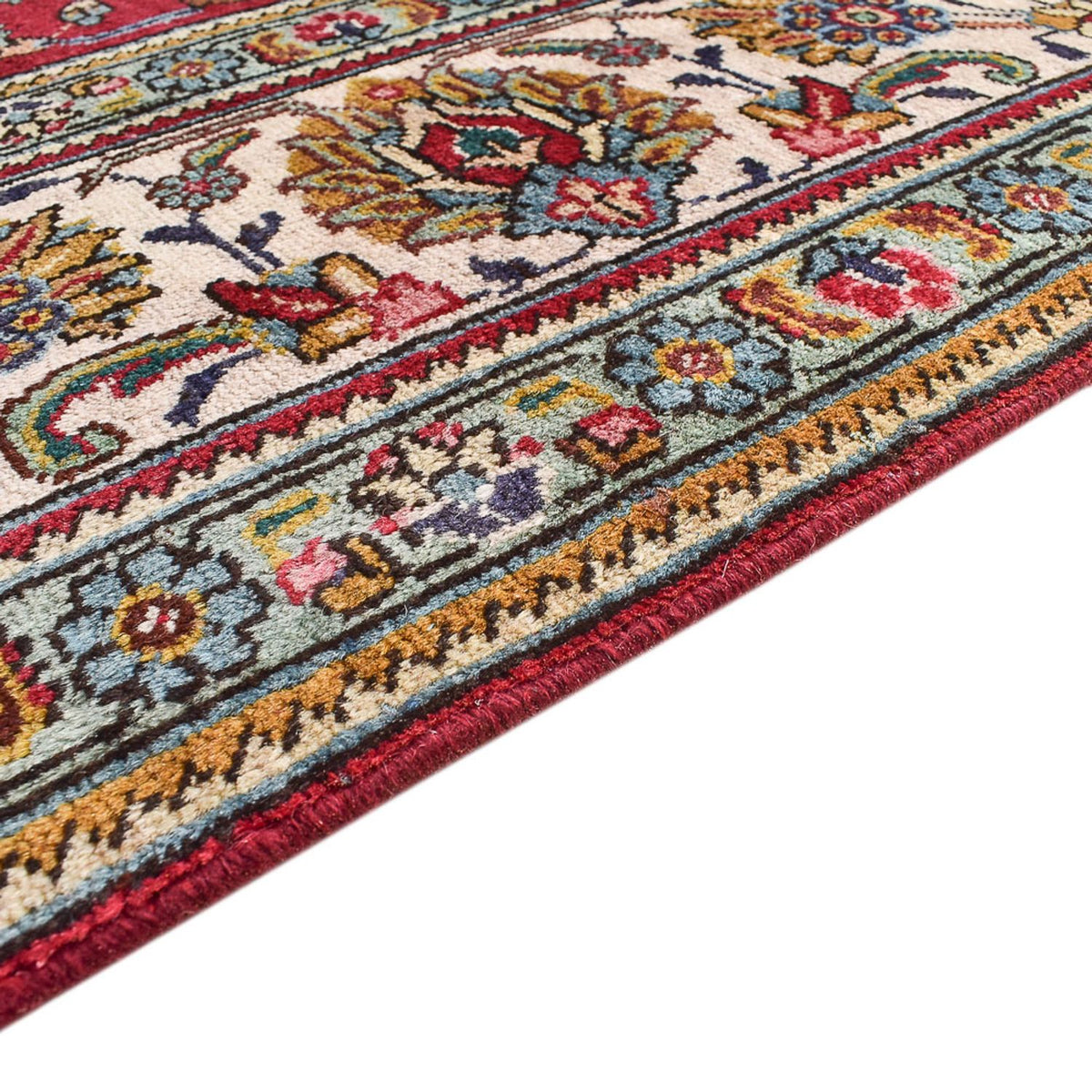 Perzisch tapijt - Tabriz - 342 x 240 cm - rood