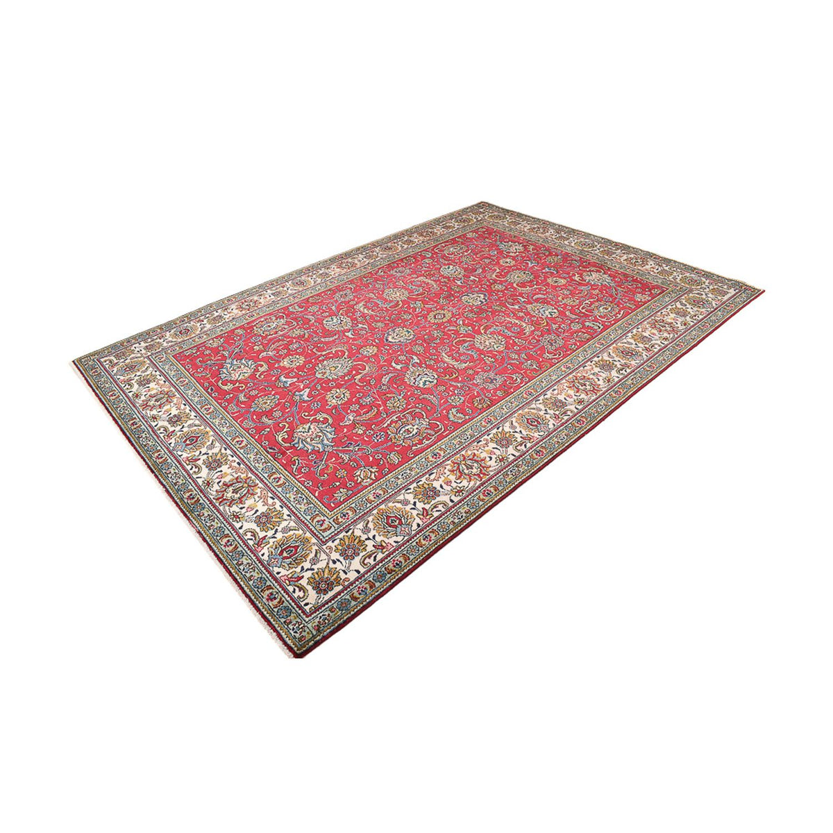 Perzisch tapijt - Tabriz - 342 x 240 cm - rood