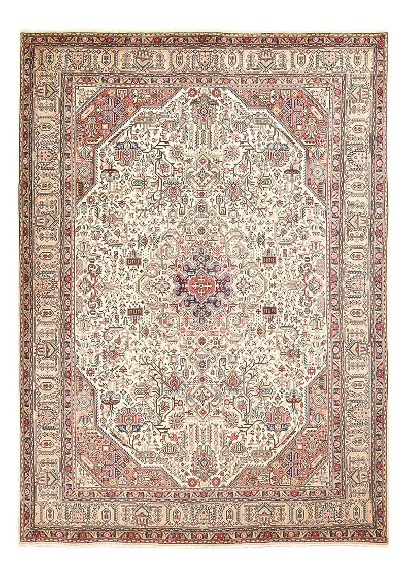 Perzisch tapijt - Tabriz - 345 x 246 cm - zand