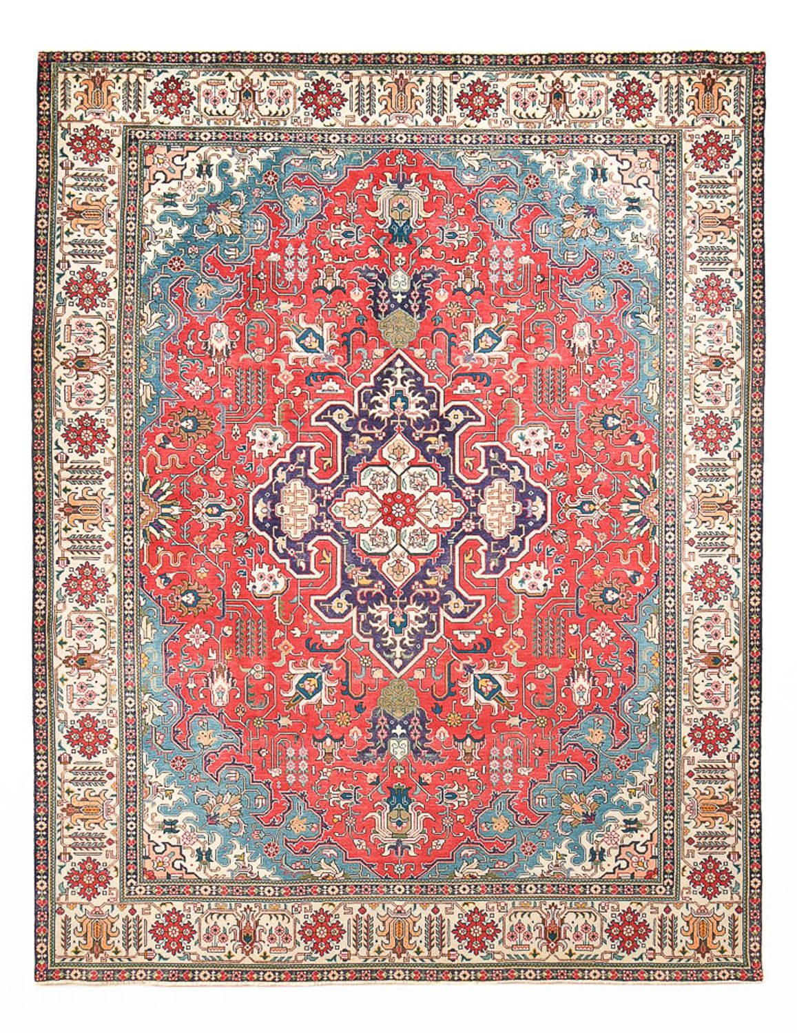 Perzisch tapijt - Tabriz - 343 x 255 cm - rood