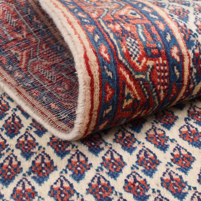 Loper Perzisch tapijt - Mir - 304 x 67 cm - taupe